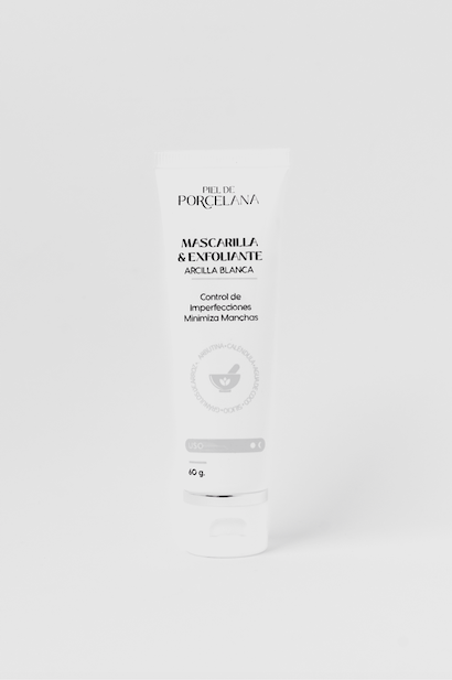 Mascarilla Exfoliante de Arcilla Blanca