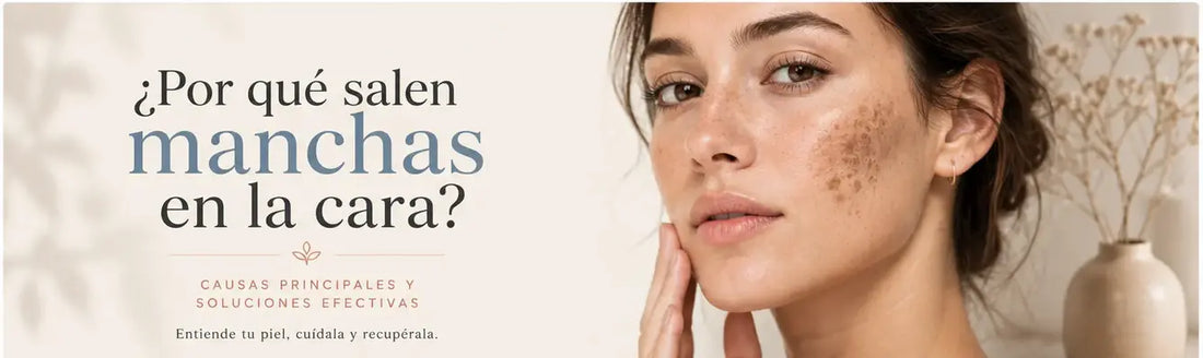¿Por qué salen manchas en la cara?
